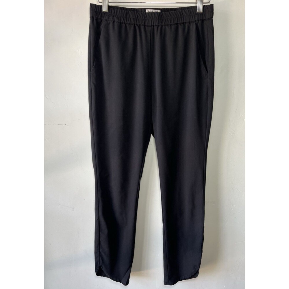 Marine Layer Black Solid Dress Pants Pockets Women S Regular